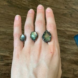 Black Adjustable Kendra Scott Ring